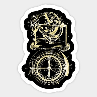 old compass Sticker